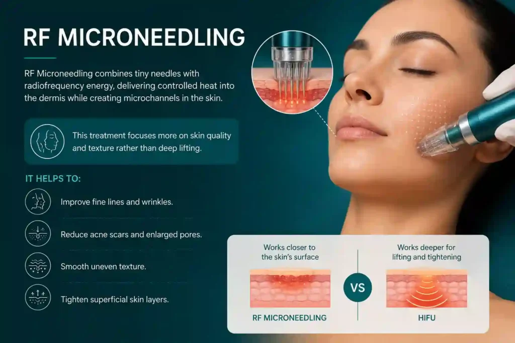 What Does RF Microneedling Do That HIFU Alone Cannot Epsom